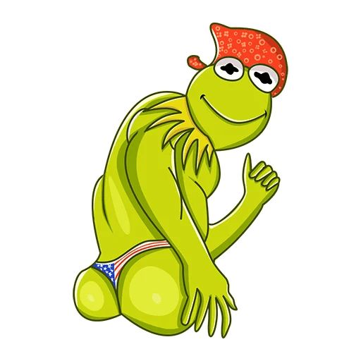 Sticker «Kermit The Frog-3»