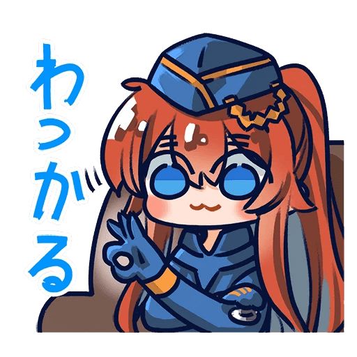 Sticker «Girls' Frontline-12»