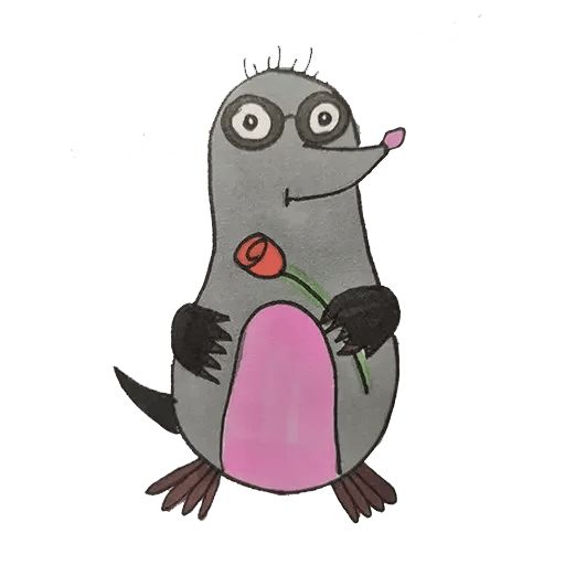 Sticker «Gennady the Mole-12»