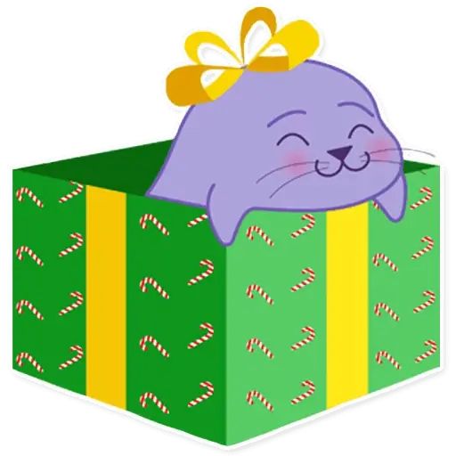 Sticker «Cozy Seal-11»
