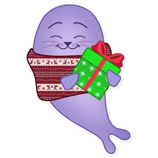 Sticker «Cozy Seal-7»