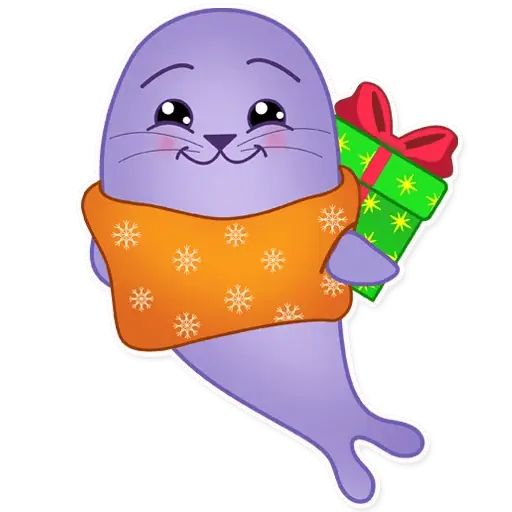 Sticker «Cozy Seal-9»