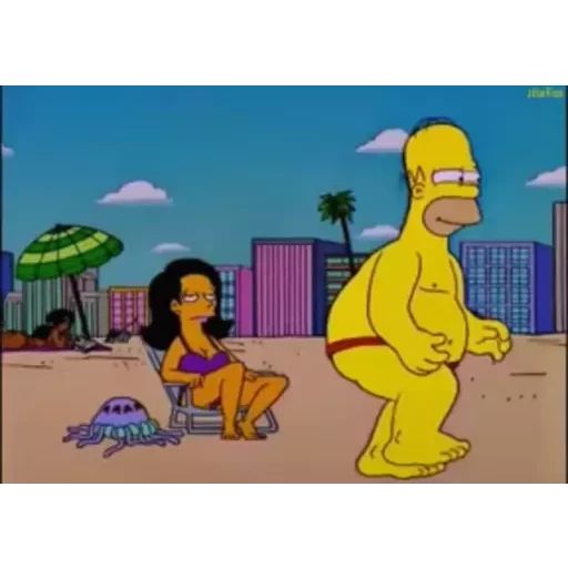 Sticker «Simpson-2»