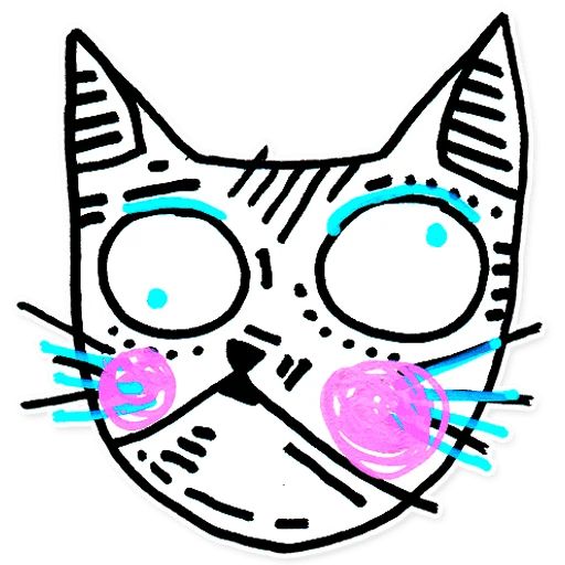 Sticker «Cool Cats-4»