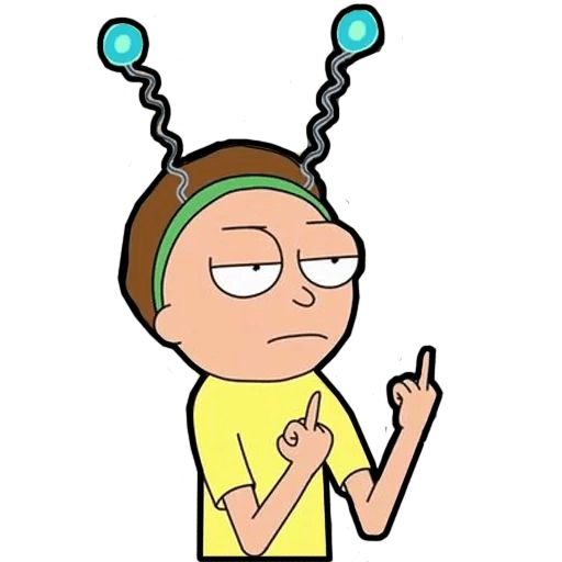 Sticker «Rick and Morty-4»