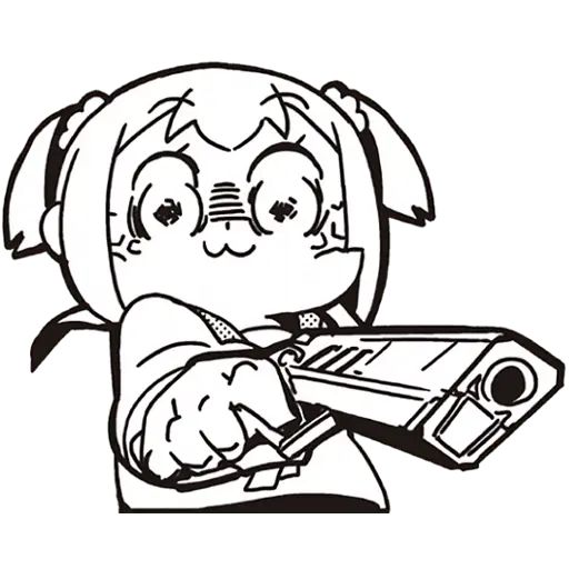 Sticker «Popuko-3»