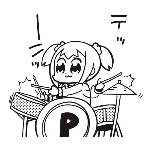 Sticker «Popuko-9»