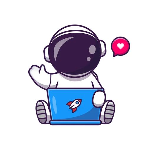 Sticker «Spaceman-2»