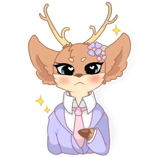 Sticker «Spring Deer-10»