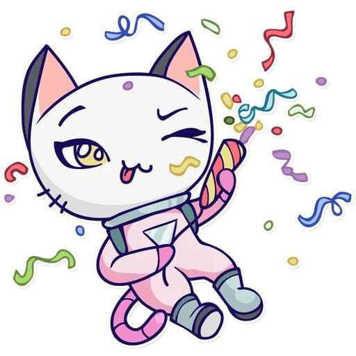 Sticker «Astro Kitty-10»
