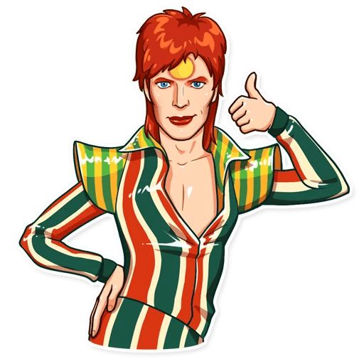 Sticker «David Bowie-3»