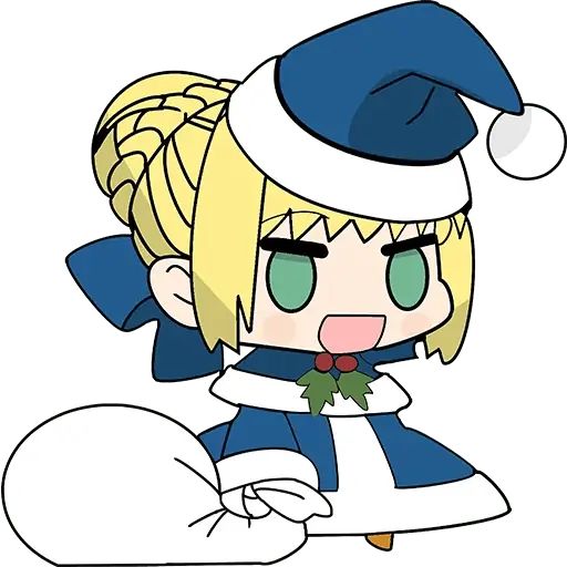 Sticker «Saber — Fate/stay night-1»