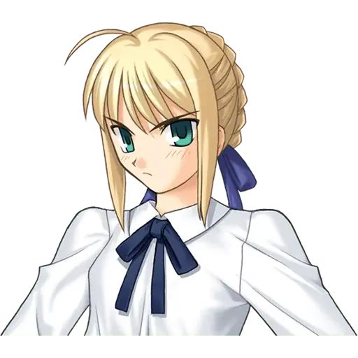 Sticker «Saber — Fate/stay night-7»