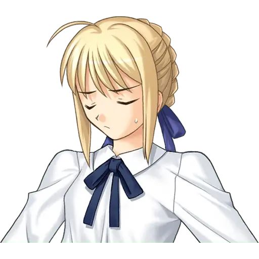 Sticker «Saber — Fate/stay night-9»