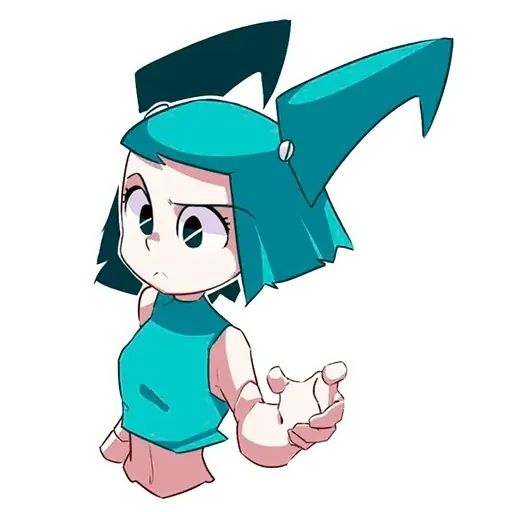 Sticker «Jenny the teen robot - arts-1»