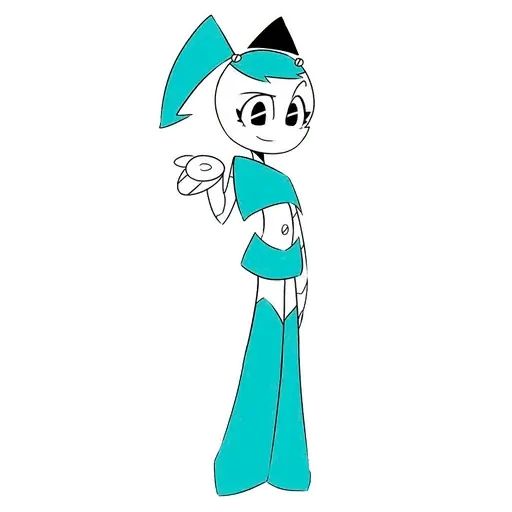 Sticker «Jenny the teen robot - arts-12»