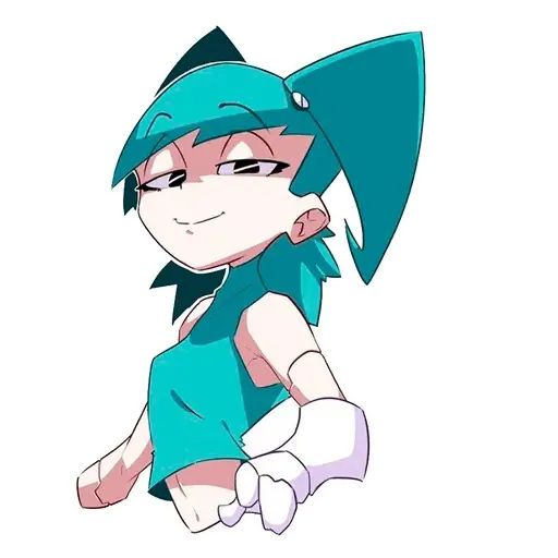 Sticker «Jenny the teen robot - arts-2»