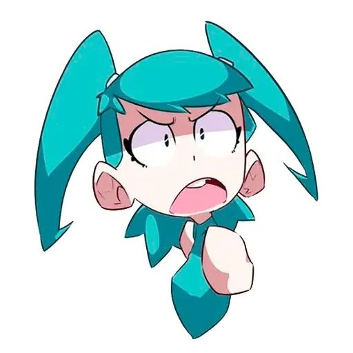 Sticker «Jenny the teen robot - arts-3»
