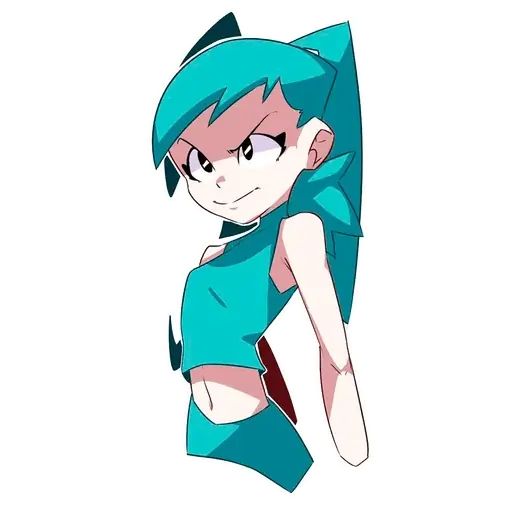 Sticker «Jenny the teen robot - arts-4»