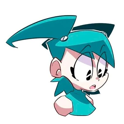 Sticker «Jenny the teen robot - arts-5»