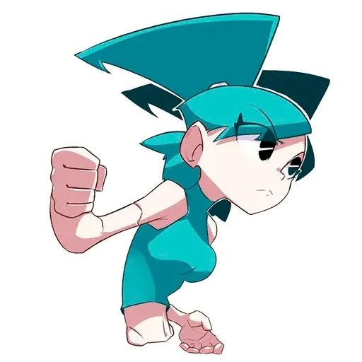 Sticker «Jenny the teen robot - arts-6»