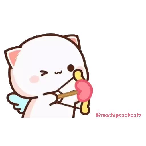 Sticker «Mochi Peach Cat 5-5»
