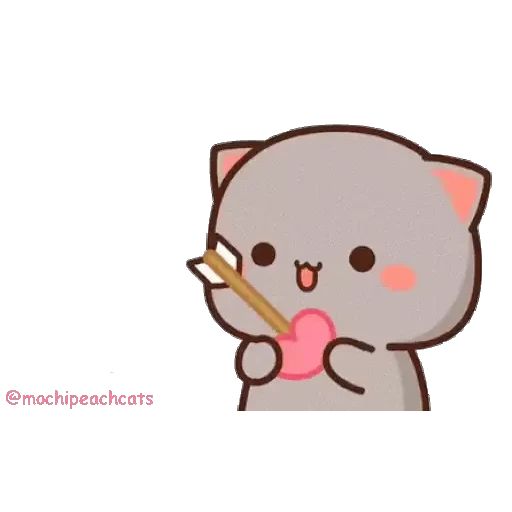 Sticker «Mochi Peach Cat 5-6»