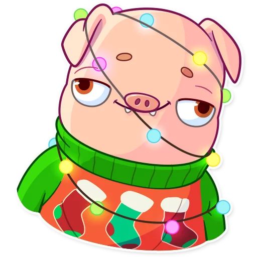 Sticker «Mr. Piggy-10»