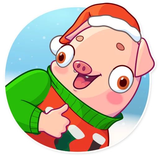 Sticker «Mr. Piggy-3»