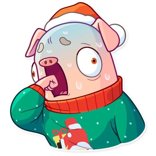 Sticker «Mr. Piggy-4»