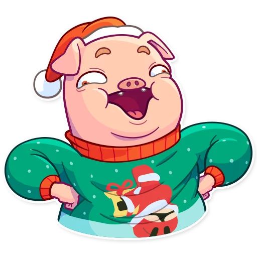 Sticker «Mr. Piggy-6»