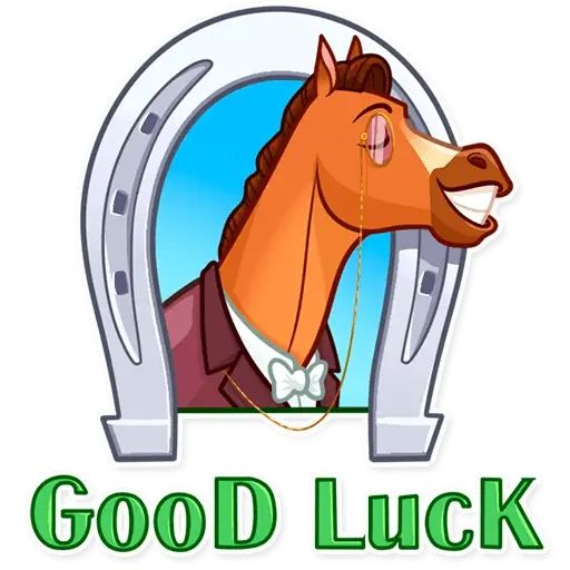 Sticker «Gentleman Horse-7»