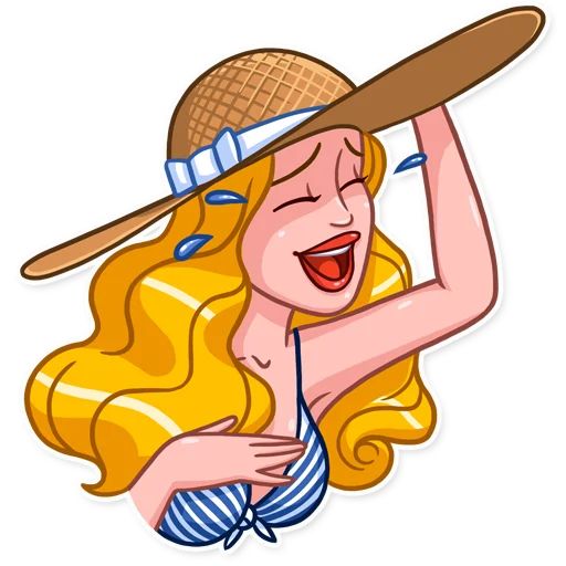Sticker «Blondie Vacation-1»