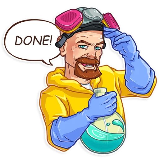 Pack de stickers  para Telegram  Breaking Bad  