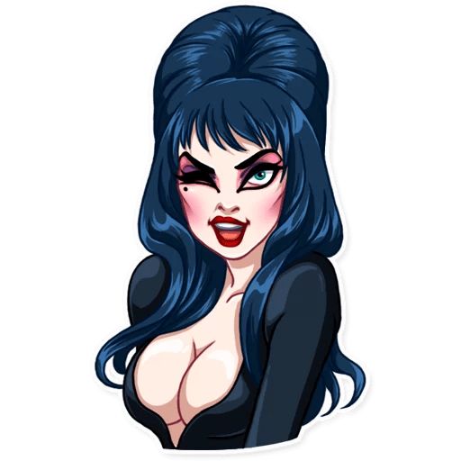 Sticker «Ms. Elvira-10»