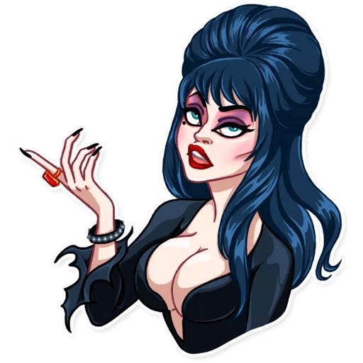 Sticker «Ms. Elvira-7»