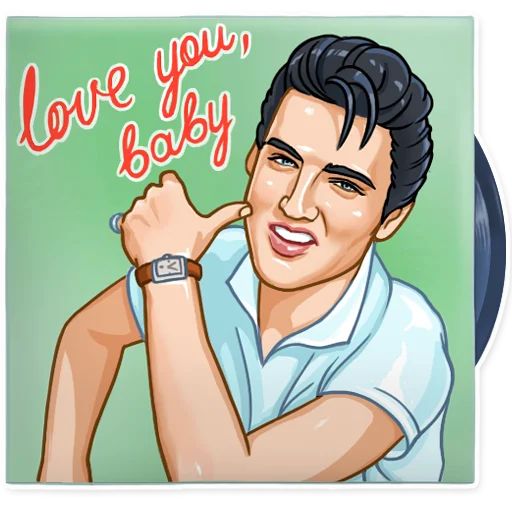 Sticker «Elvis Presley-9»