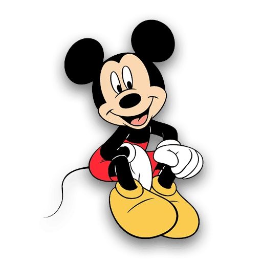 Sticker «Mickey and Minnie Mouse-1»
