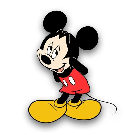 Sticker «Mickey and Minnie Mouse-10»