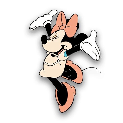 Sticker «Mickey and Minnie Mouse-12»