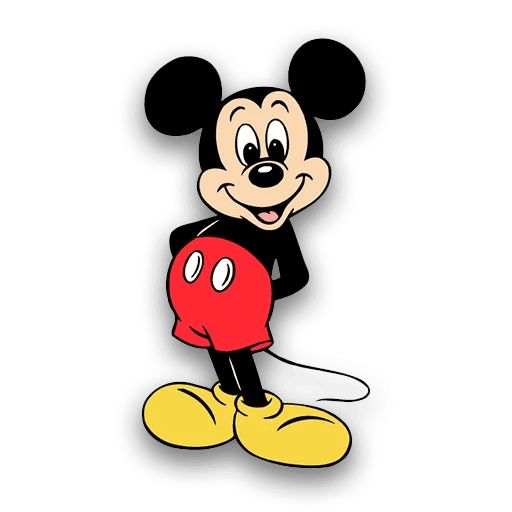 Sticker «Mickey and Minnie Mouse-4»