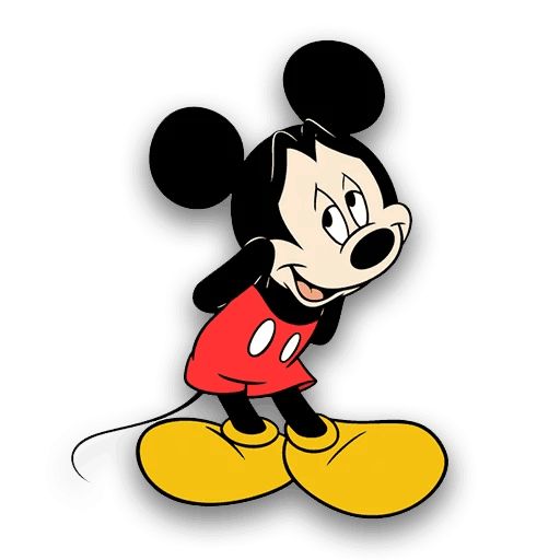 Sticker «Mickey and Minnie Mouse-6»