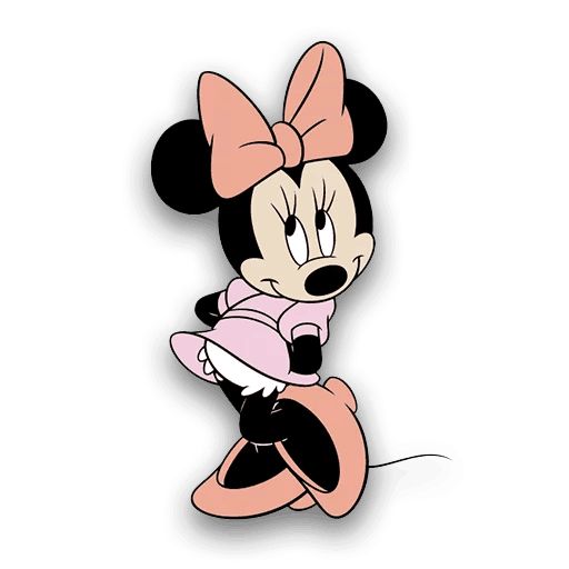 Sticker «Mickey and Minnie Mouse-7»