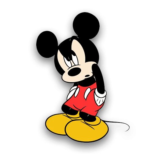 Sticker «Mickey and Minnie Mouse-9»