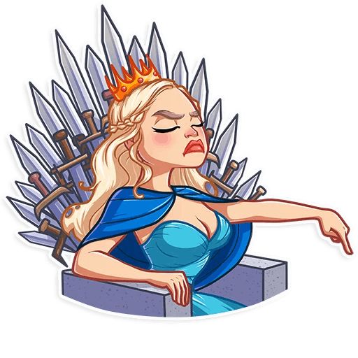 Sticker «Daenerys Targaryen-11»