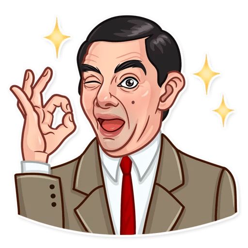 Sticker «Mr. Bean-6»