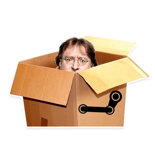 Sticker «Gabe Newell-2»