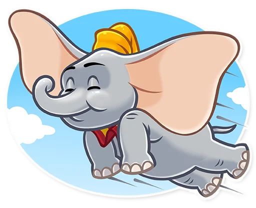 Sticker «Dumbo-8»