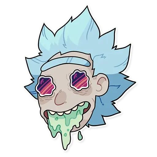 Sticker «Rick and Morty-1»