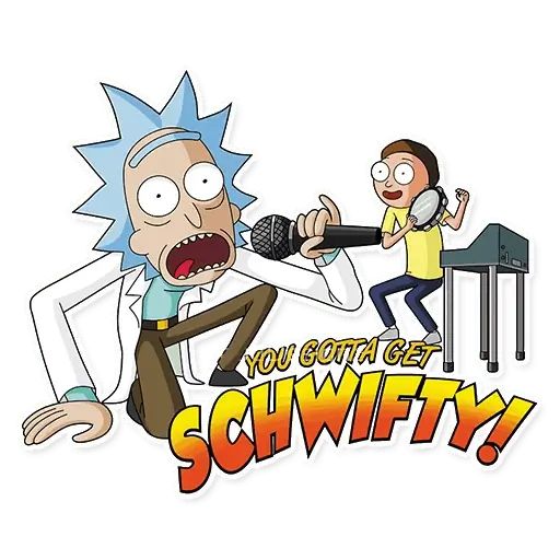 Sticker «Rick and Morty-12»